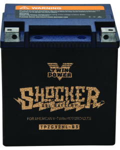 Twin Power YTX-32HL Shocker Gel Battery Replaces H-D 66010-97A 445CCA - 781235