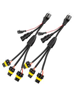 Oracle Vector H4 Headlight Wiring Harness (Pair- Euro Export Model) - 5831-504