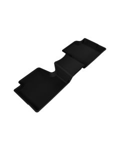 3D MAXpider 2014-2020 Jeep Cherokee Kagu 2nd Row Floormats - Black - L1JP01021509