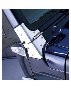 Rugged Ridge 97-06 Jeep Wrangler Stainless Steel Windshield Hinges - 11112.02