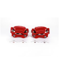 Power Stop 01-05 Lexus IS300 Front Red Calipers w/Brackets - Pair - S2778