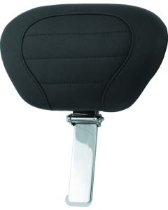 Mustang 08-21 Harley Electra Glide Std, Rd Glide ,Rd King, Str Glide Driver Backrest Deluxe - Black - 79012