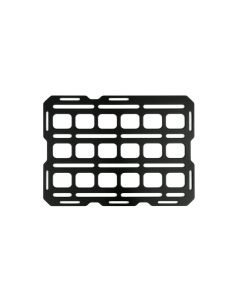 BuiltRight Industries 10in x 7.5in Tech Plate Steel Mounting Panel - Black - 201011