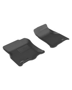 3D MAXpider 2007-2010 Ford/Lincoln Expedition/Navigator Kagu 1st Row Floormat - Black - L1FR07611509