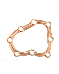 Athena Harley-Davidson 45 Solo & Servicars Copper Cylinder Head Gasket - Set of 10 - S410195001010