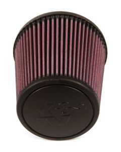K&N Universal Rubber Filter - Round Tapered 6in Base OD x 3in Flange ID x 6in H - RE-0930
