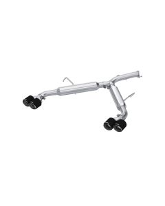 MBRP Armor Pro 2.5 Inch AxleBack Dual Split Rear w/ Quad Carbon Tips Kia Forte GT 1.6L Turbo 2022-20 - S47113CF