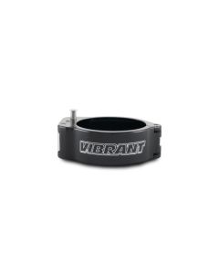 Vibrant 2in O.D. Aluminized HD 2.0 Clamp - Anodized Black (Clamp Only) - 32533