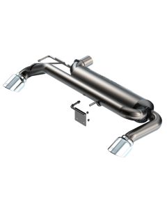 Borla 21-22 Ford Bronco 2.3L 4WD Touring Axle Back Exhaust w/ Bright Chrome Tips - 11973