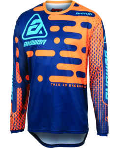 Answer 23.5 Arkon Boost Jersey Navy/Orange/Blue Youth - XS - 447980