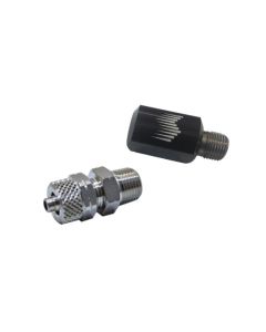 Snow Performance 90 Degree Nozzle Holder (1/8in. NPT to 1/4in. OD Tube) - Black - SNO-809-QC