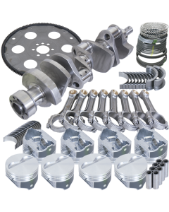 Eagle Chevrolet SBC 1pc Seal 383ci Balanced Rotating Assembly Kit w/168 Tooth Flexplate - B15504L03068