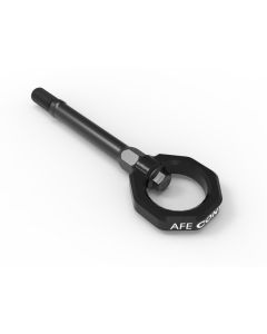 aFe 20-24 Chevrolet Corvette Control Front Tow Hook (Black) - 450-401014-B