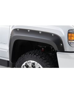 Bushwacker 15-18 GMC Sierra 2500 HD Pocket Style Flares 2pc - Black - 40133-02