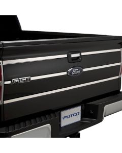 Putco 09-14 Ford F-150 - SS Tailgate Accent - 6pcs (3 Horizontal Lines) Tailgate Accents - 402702