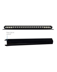 Borne Off-Road Light Bar Cover Single Row 20in Black - BNLT-COV-SS20BK