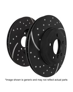 EBC 2013+ Ford F350 (inc Super Duty) 6.2L 4WD DRW GD Sport Rear Rotors - GD7657