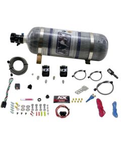Nitrous Express Dodge Hemi/SRT8 Single Nozzle Fly By Wire Nitrous Kit (35-150HP) w/Composite Bottle - 20918-12