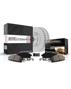 Power Stop 16-19 Honda Civic Rear Z17 Evolution Geomet Coated Brake Kit - CRK7725