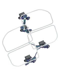 Oracle Ford F250/350 11-16 Halo Kit (Square Ring Design) - ColorSHIFT w/o Controller - 2383-334