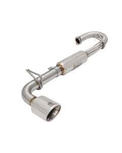 aFe 11-16 Scion TC L4-2.5L 304SS 2-1/4in to 2-1/2in Axle-Back Takeda Exhaust w/ Polished Tip - 49-36025-P