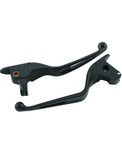 Bikers Choice 14-16 FLH FLT Black Vortex Lever Set - 490987