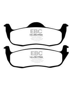 EBC 05-10 Jeep Commander 3.7 Extra Duty Rear Brake Pads - ED91745