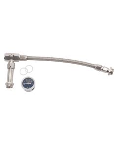 Russell Performance -6 AN to 3/8in Female NPT ProFlex Holley 4150 Dual Inlet Carb Kit (Endura) - 641101