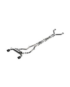 Borla 23-24 Nissan Z 2.5in S-Type Cat Back Exhaust 4.5in Tip - Carbon Fiber Black Anodized - 140929CFBA