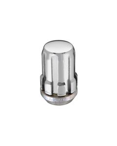 McGard SplineDrive Lug Nut (Cone Seat) M12X1.5 / 1.24in. Length (4-Pack) - Chrome (Req. Tool) - 65357