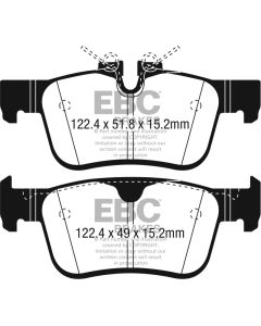 EBC 2017+ Volvo S90 2.0L Turbo Redstuff Rear Brake Pads - DP32306C