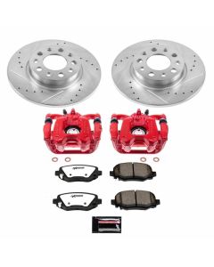 Power Stop 16-18 Fiat 500X Rear Z36 Truck & Tow Brake Kit w/Calipers - KC7301-36