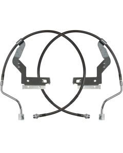 Carli 17-23 Ford F250/350 SD Hardware Braided Brake Lines Leveling Front Only - CS-FORDBBL-LVL-17-F
