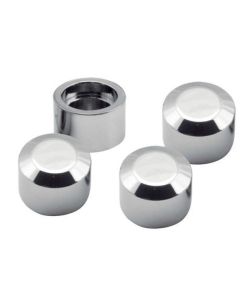 S&S Cycle 1984+ BT/86-03 XL Chrome Head Bolt Covers - 50-0333