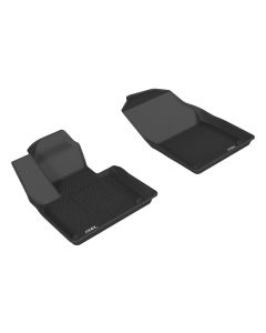 3D MAXpider 2015-2019 Volvo XC90 Kagu 1st Row Floormat - Black - L1VV02011509