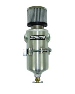 Moroso Breather Tank/Catch Can - Two 1/2in NPT Female Fittings - Aluminum - 85455