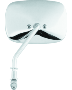 Bikers Choice 65-Up Chrome 1 Piece Right Short Stem Mirror Replaces H-D 91875-82 - 490733