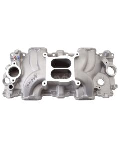 Edelbrock Intake Manifold Single Quad Perf RPM Chevrolet 348/409 Inwin Big Block Small Port - 7158