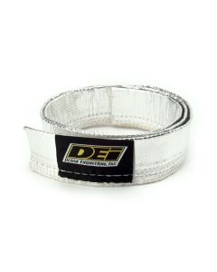 DEI Heat Sheath 3/4in x 3ft - Aluminized Sleeving - Sewn Edge - 10403