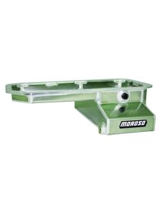 Moroso Toyota 2RZFE/3RZFE Kicked Out w/-16An Pick Up Wet Sump 5qt 5.5in Aluminum Oil Pan - 20937