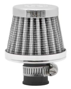 K&N 2in Base OD x .375in Flange ID x 1.75in H Rubber Base Crankcase Vent Filter - White - 62-1600WT