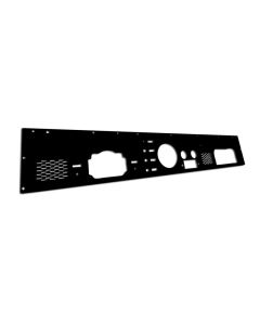 Rugged Ridge Dash Panel Pre-Cut Holes Black 76-86 Jeep CJ - 13320.12