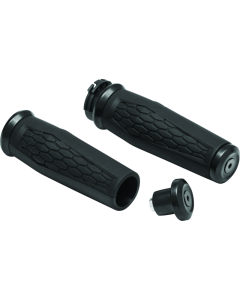 Kuryakyn Hex Grips Dual Cable Black - 5921
