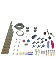 Nitrous Express V8AN Gasoline EFI (100-500HP) Nitrous Kit w/o Bottle - 80000EFI-00