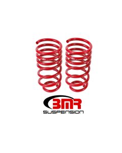BMR 10-15 5th Gen Camaro V8 Rear Lowering Springs - Red - SP024R