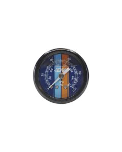 DeatschWerks 0-100 PSI 1/8in NPT Mechanical Fuel Pressure Gauge 1.5in Diam. Black Housing Blue Face - 6-01-G2L