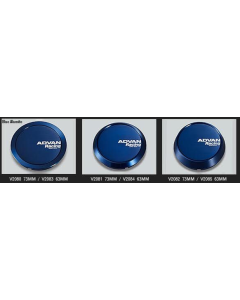 Yokohama Advan Center Cap  73mm Standard Blue - ADVAN-YV2082