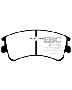 EBC 03-05 Mazda 6 2.3 Yellowstuff Front Brake Pads - DP41465R