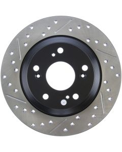 StopTech 00-09 S2000 Slotted & Drilled Right Rear Rotor - 127.40050R