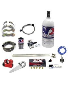 Nitrous Express Motorcycle 4 Cyl Dry Nitrous Kit w/2.5lb Bottle - 62000-2.5P